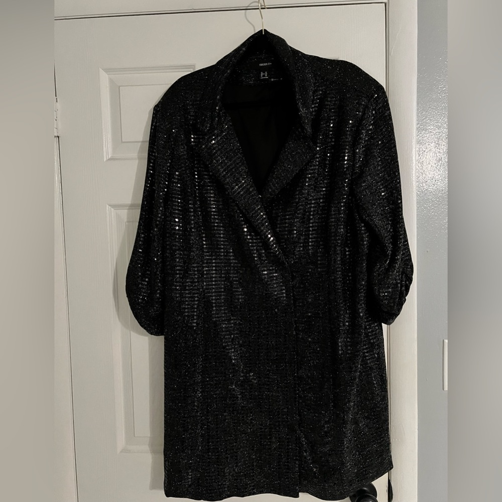 Black blazer dress